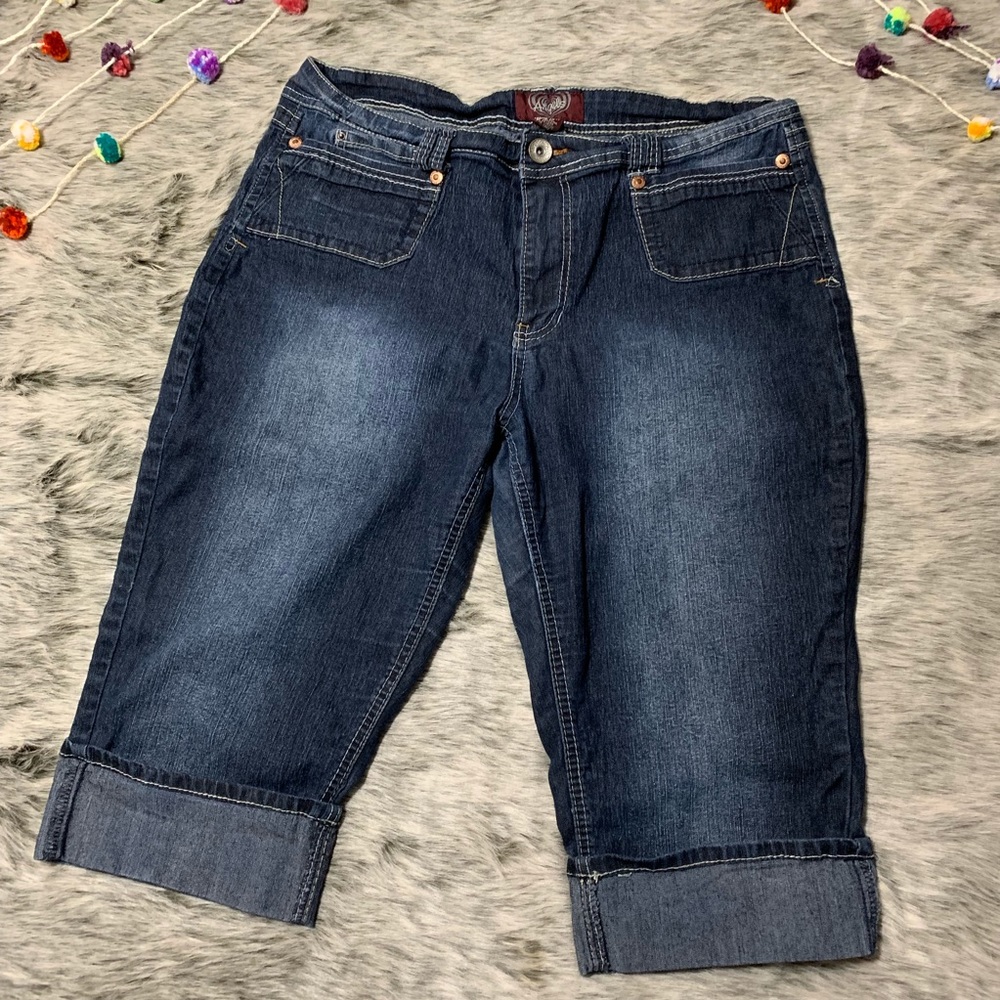 Angels denim capris